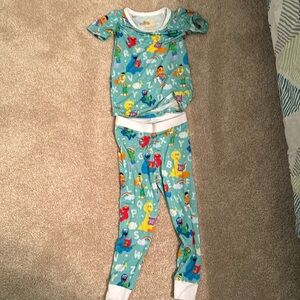 Sesame Street 18-24 month pj short sleeve set little sleepies